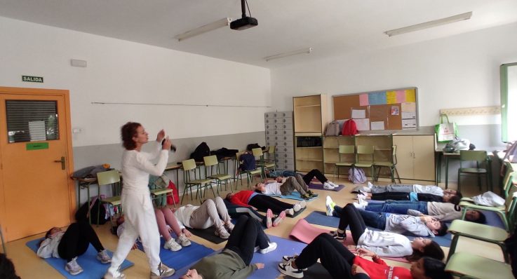 Taller de relajación en el Alhama de Corella