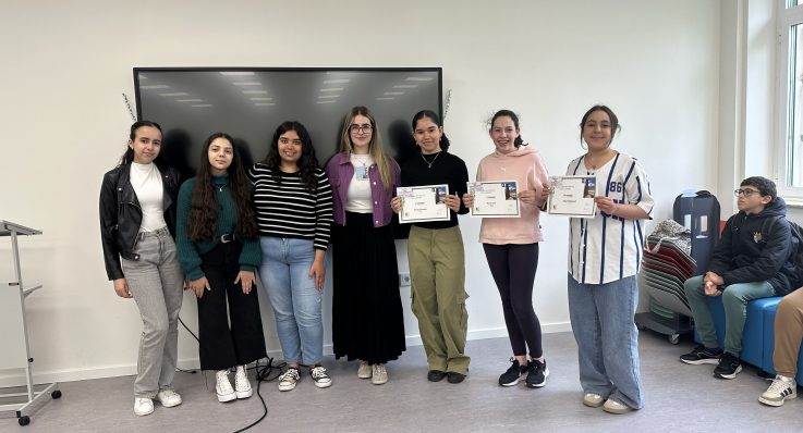 Premios del Concurso del Departamento de Lengua Castellana y encuentro con Sara de Leonardis
